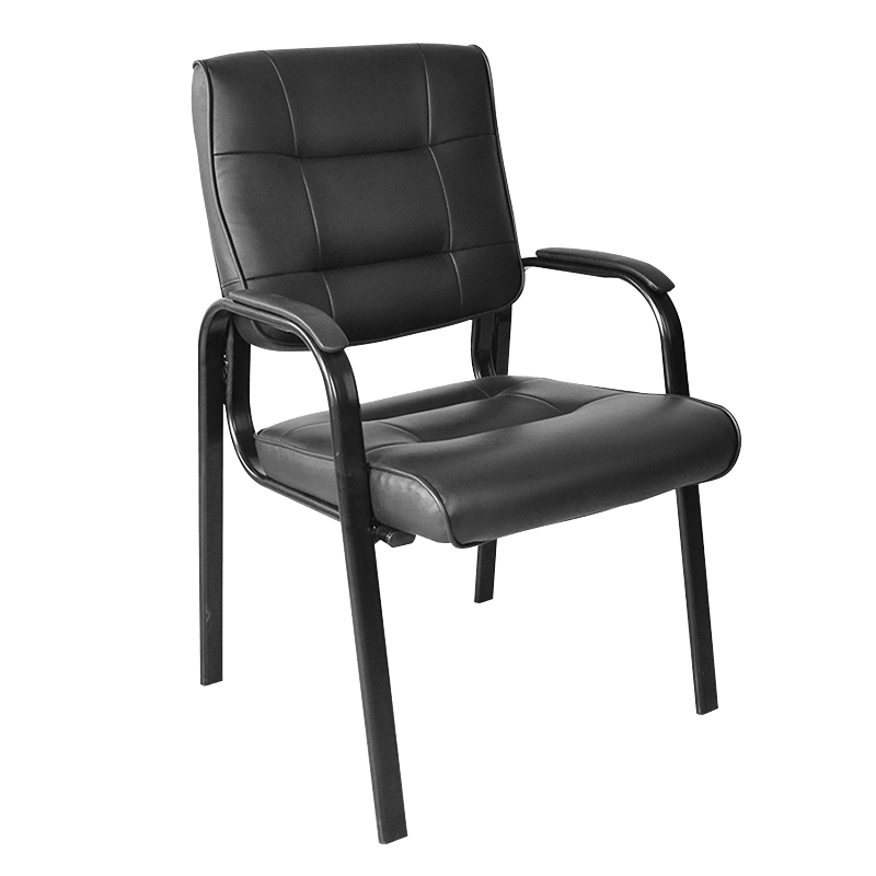 PU middenrugkussen armsteun ontvangststoel voor conferentie (Y-1755)