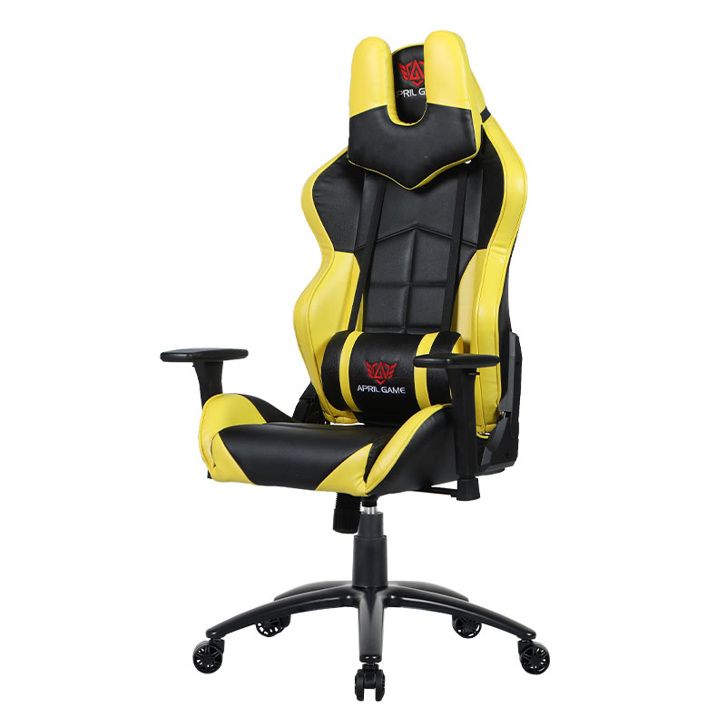 3D draaibare gamingstoel met hoogteverstelling van de armleuning en rotatie van voren naar achteren (Y-2576)