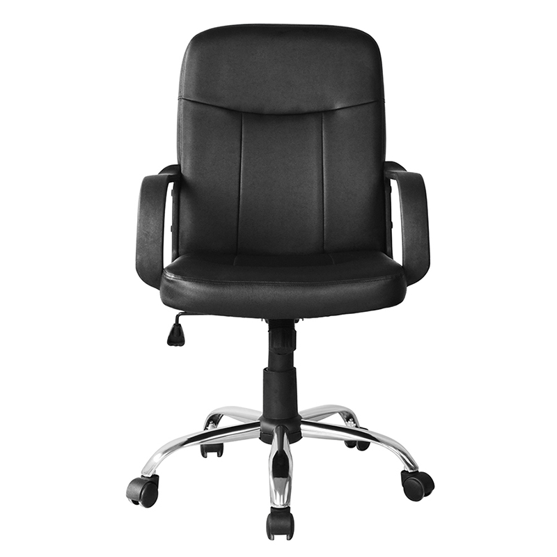 Middenrug PP-armsteun Taakbureaustoel met chromen onderstel (Y-2744)