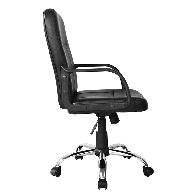 Middenrug PP-armsteun Taakbureaustoel met chromen onderstel (Y-2744)