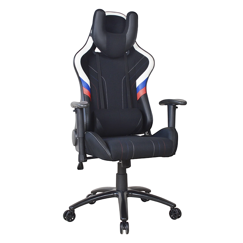 2D Armleuning Draaibaar Schilderen Metalen Basis Racing Gaming Stoel (T-7116)