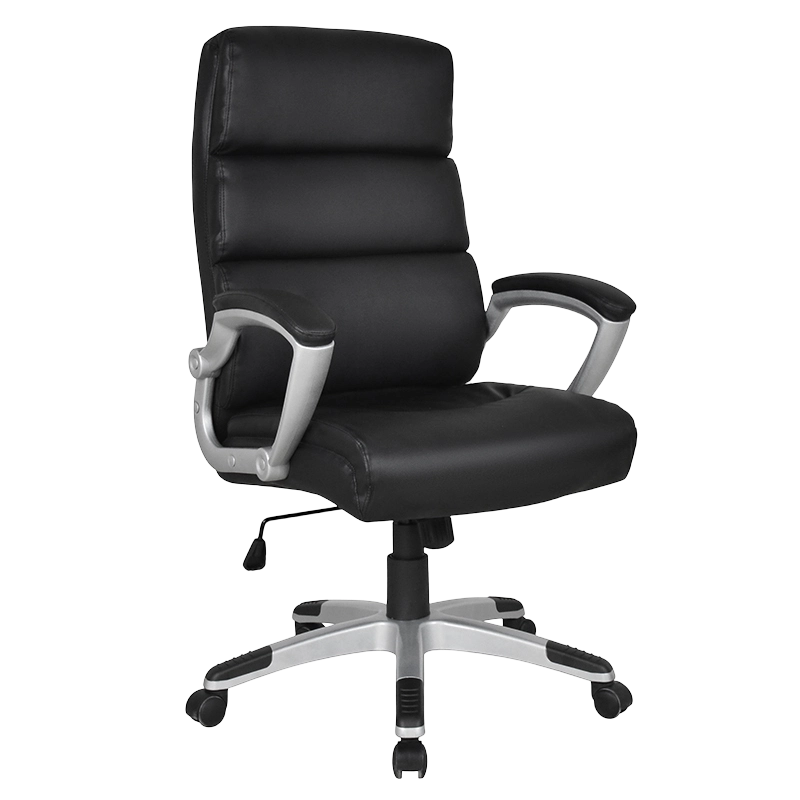 Zwarte hoge rug schilderij gewatteerde armleuning Boss bureaustoel (Y-2725)