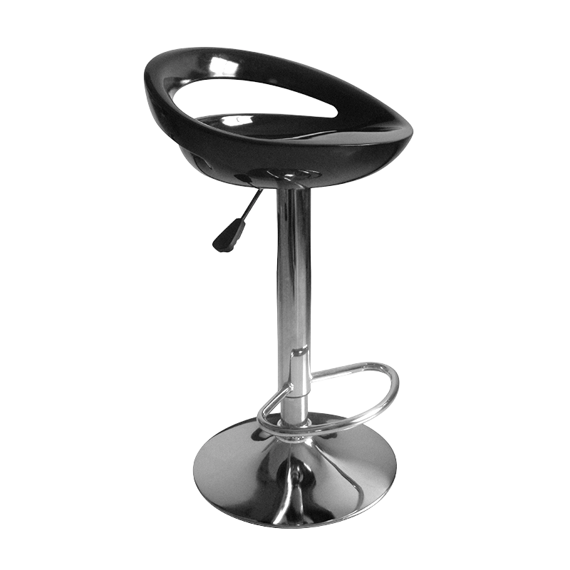 De zwarte ABS Plastic Stoel van de Barkruk van de Draaibare Lift met lage rugleuning (GY-914)