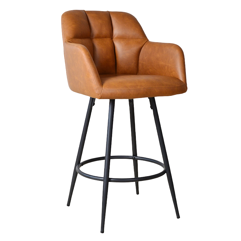 PU lage rugleuning tegen hoogte krukken stoel (X-5117B)